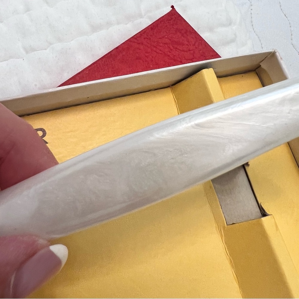 Brand New Vintage Sheffield Pie & Tart Server Mother of Pearl Handle In Orig Box - Picture 4 of 10